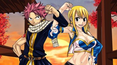 Natsu Dragneel and Lucy Heartfilia 1 - Fairy Tail Merch