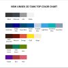 tank top color chart - Fairy Tail Merch