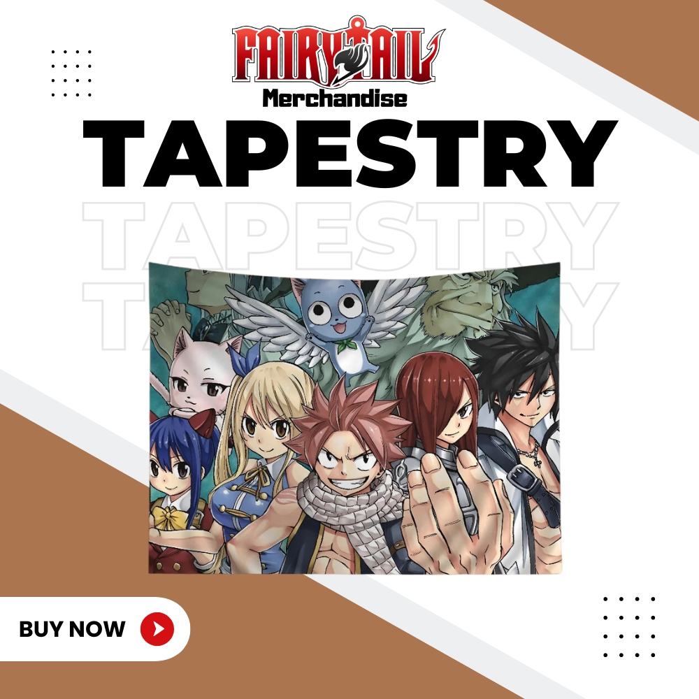 Fairy Tail Merch Tapestry - Fairy Tail Merch